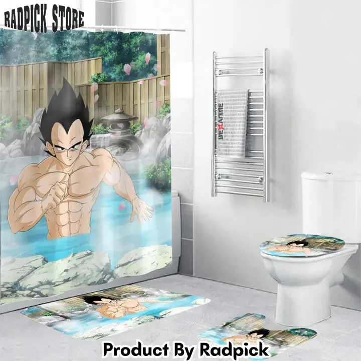 Dragon ball boys hot spring vegeta combo bathroom set   rp0200395